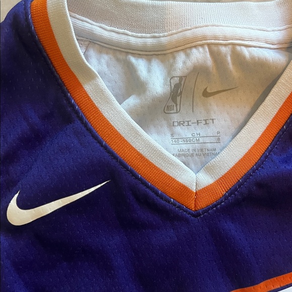 NBA Suns kids Devin Booker size small Nike dry fit jersey - Picture 4 of 7